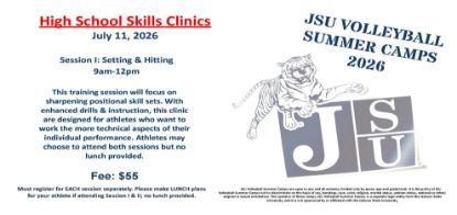 Picture of High School Volleyball Skills Camp Session I: Setting & Hitting