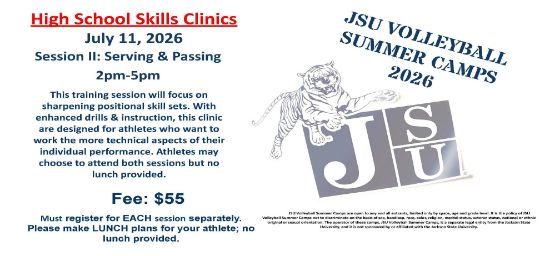 Picture of High School Volleyball Skills Camp Session II: Serving & Passing